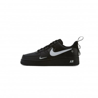 NIKE AIR FORCE 1 LOW UTILITY BLACK WHITE AJ7747-001